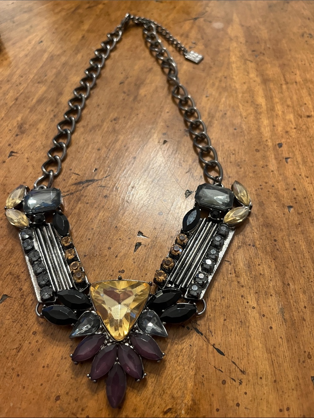 14th & Union statement bib necklace